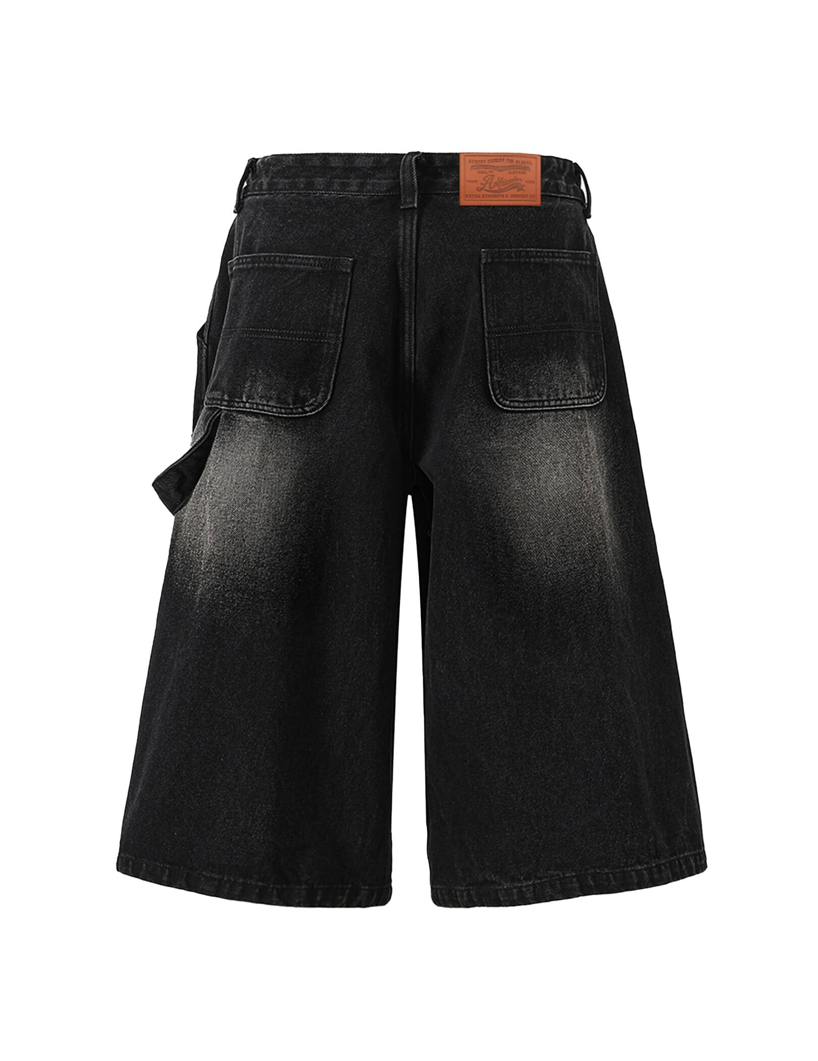 Aelfric Eden Baggy Jorts Basic Acid Wash Loose Fit Long Denim Shorts Y2K Streetwear Summer Short Jeans - Image 4