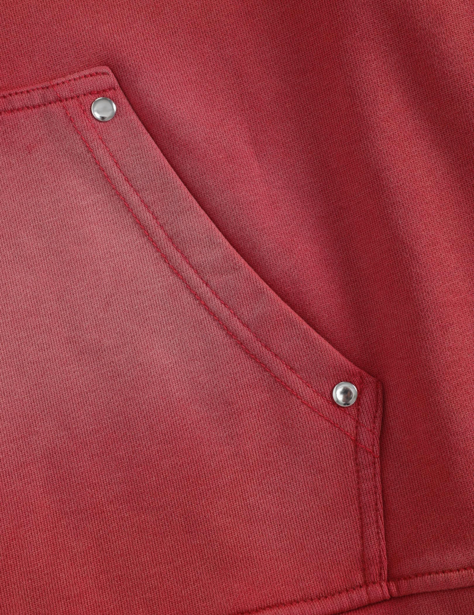 Aelfric Eden Boxy Rhinestone 77 Graphic Hoodie Vintage Distressed Pullover Unisex Streetwear with Pockets - Image 8