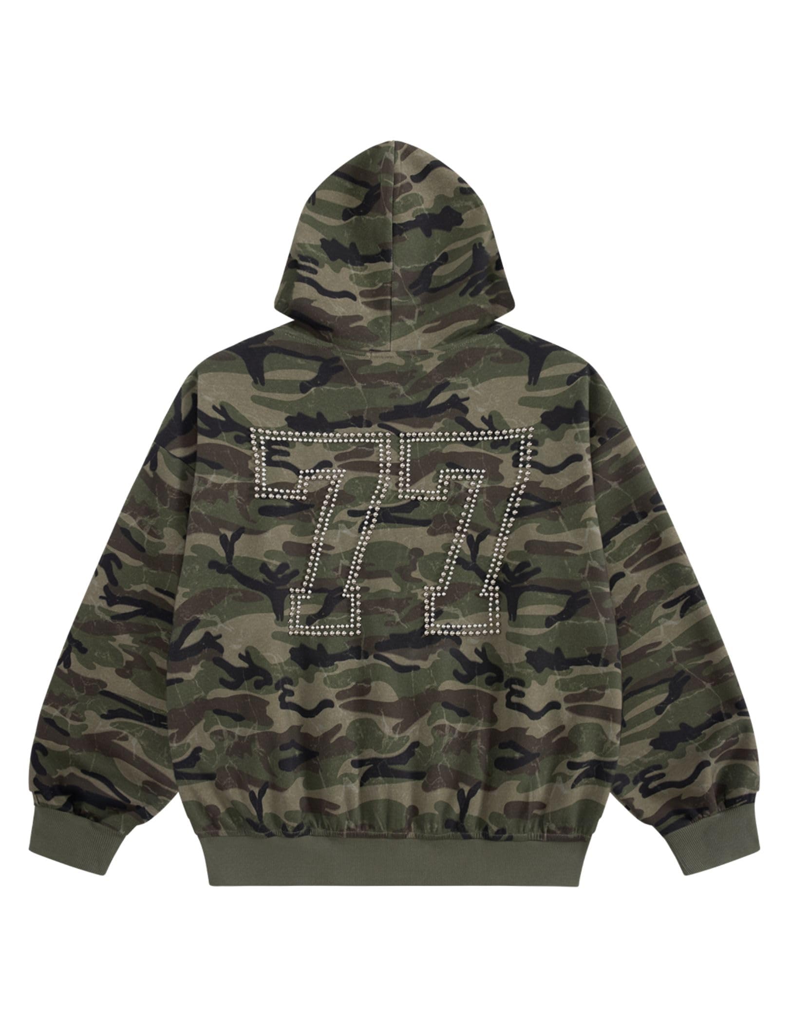 Aelfric Eden Camo Zip Up Hoodie with Studded Y2k Graphic Oversized Hoodies Vintage Streetwear Outfits - Image 7