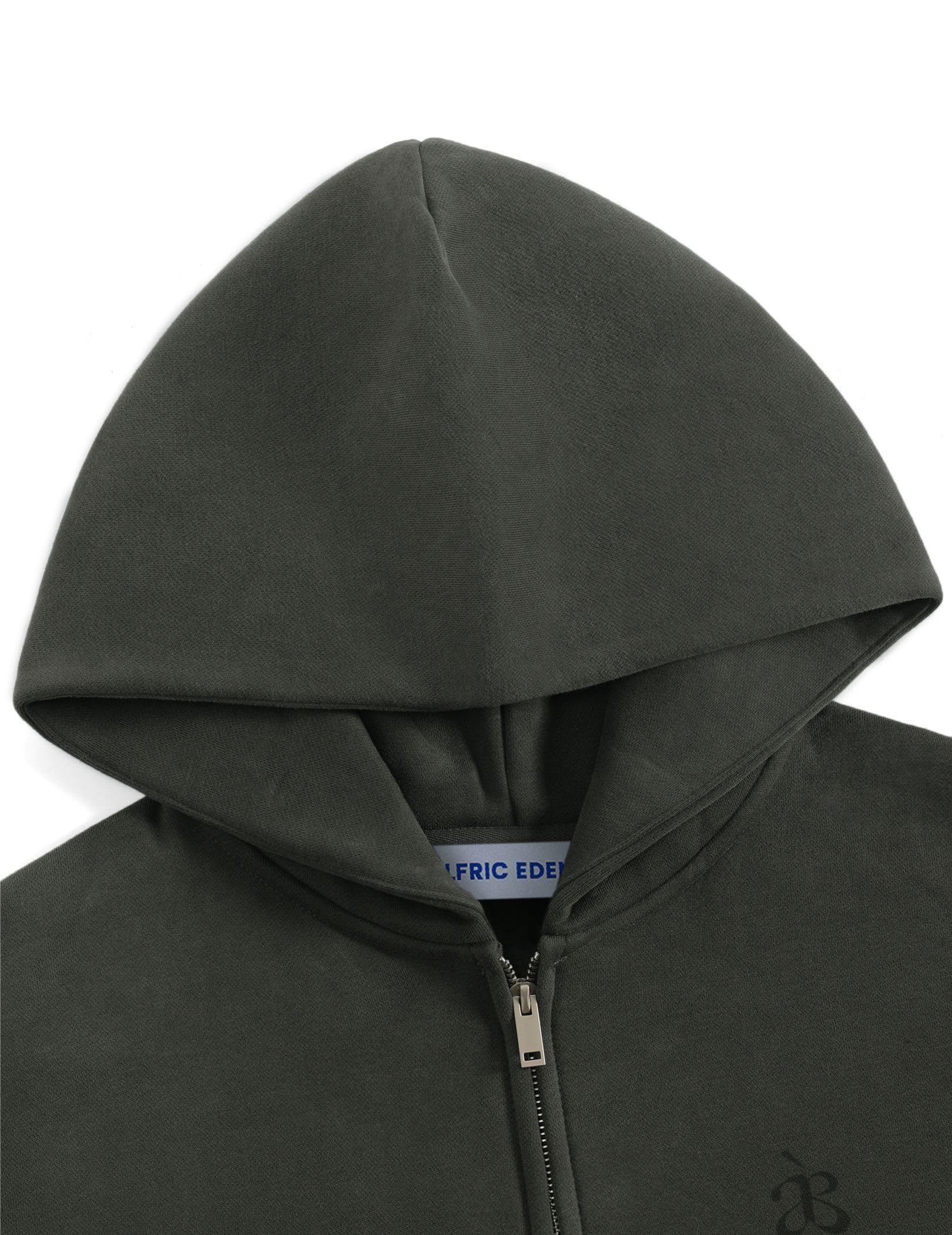 Aelfric Eden Fleece Full Zip Hoodie Mens Womens Solid Oversized Warm Sweatshirt Thick Casual Cozy Athletic Hooded Jacket - Image 3