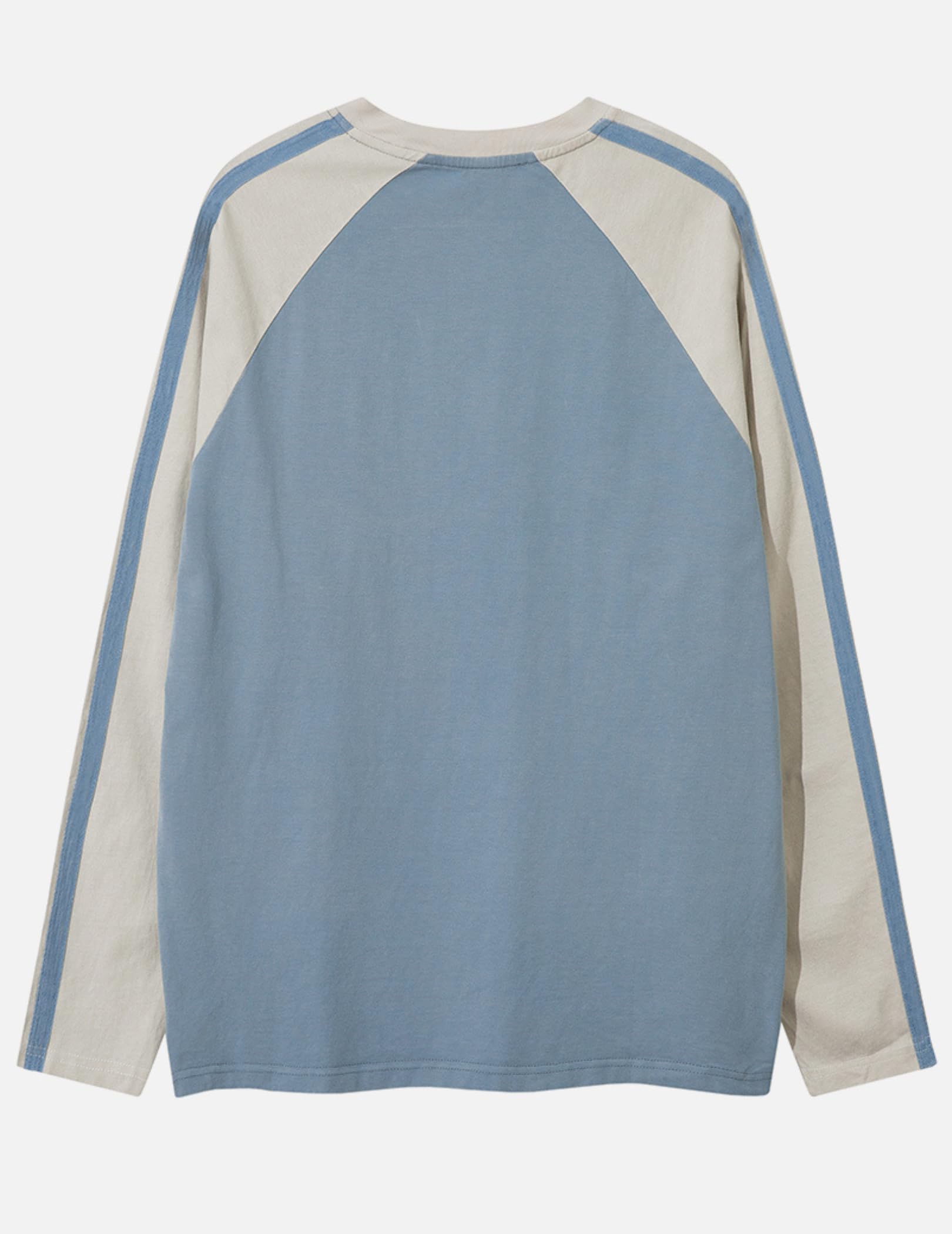 Aelfric Eden Long Sleeve Shirts Color Block Print Tops Crewneck Oversized Y2k Streetwear Sweatshirts 2025 Trendy Tops - Image 3