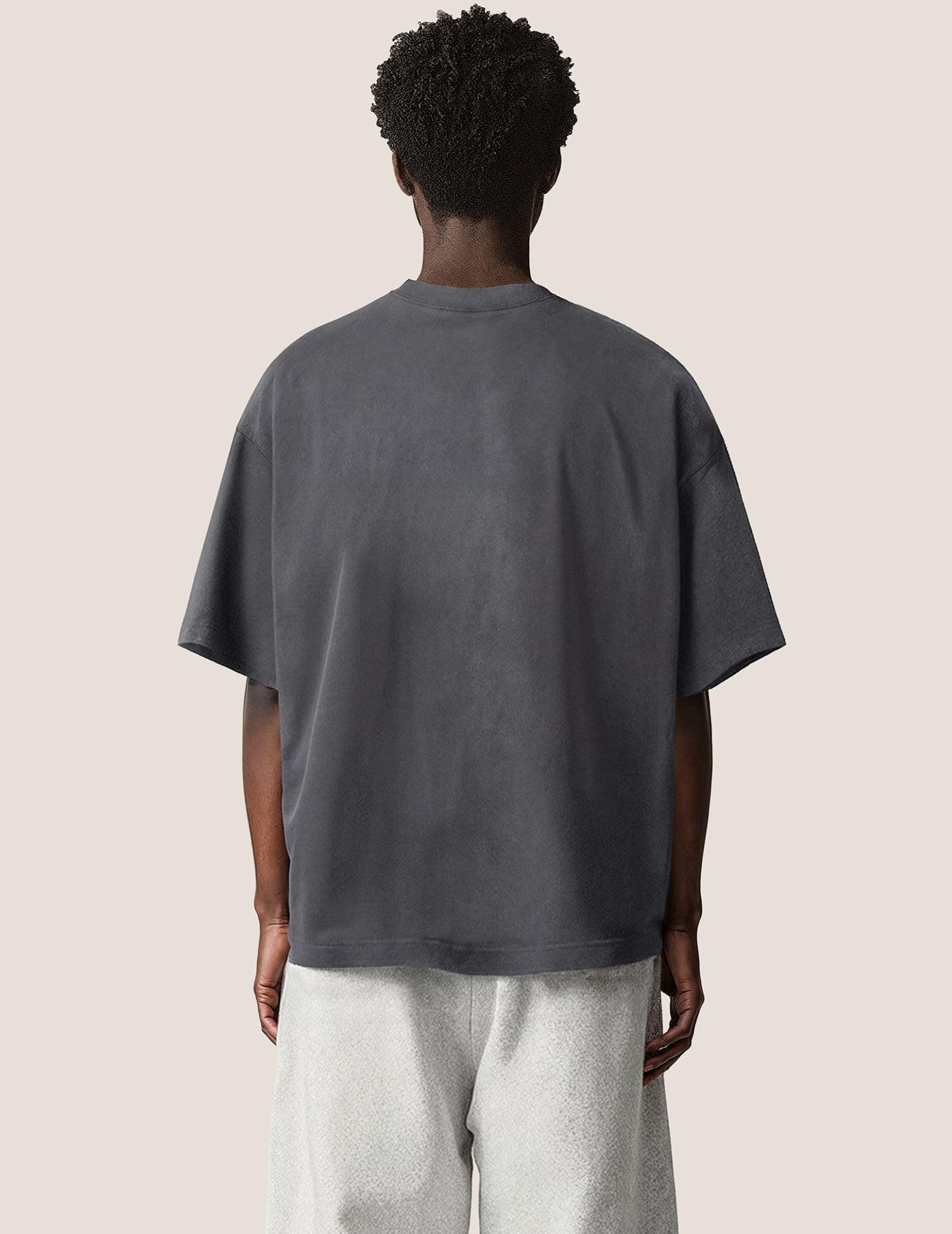 Aelfric Eden Mens Acid Wash T Shirts Oversized Heavyweight Cotton Vintage Tees Streetwear Casual Short Sleeve Tops - Image 4