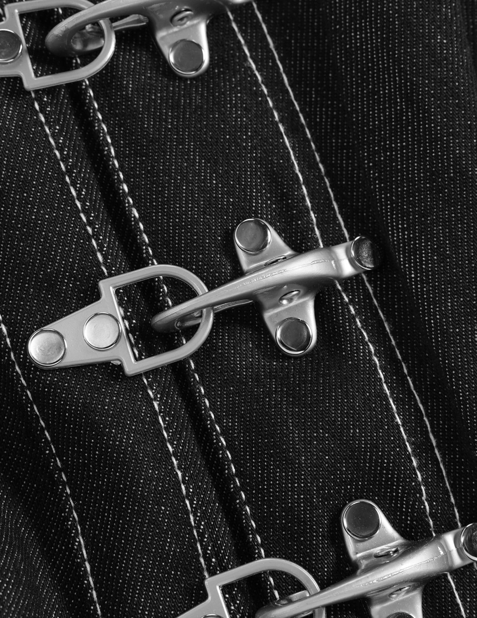 Aelfric Eden Metal Button Raw Barrel Jeans Baggy Wide Leg Denim Jeans Unisex Casual Y2k Streetwear Vintage Pants Trouser - Image 5