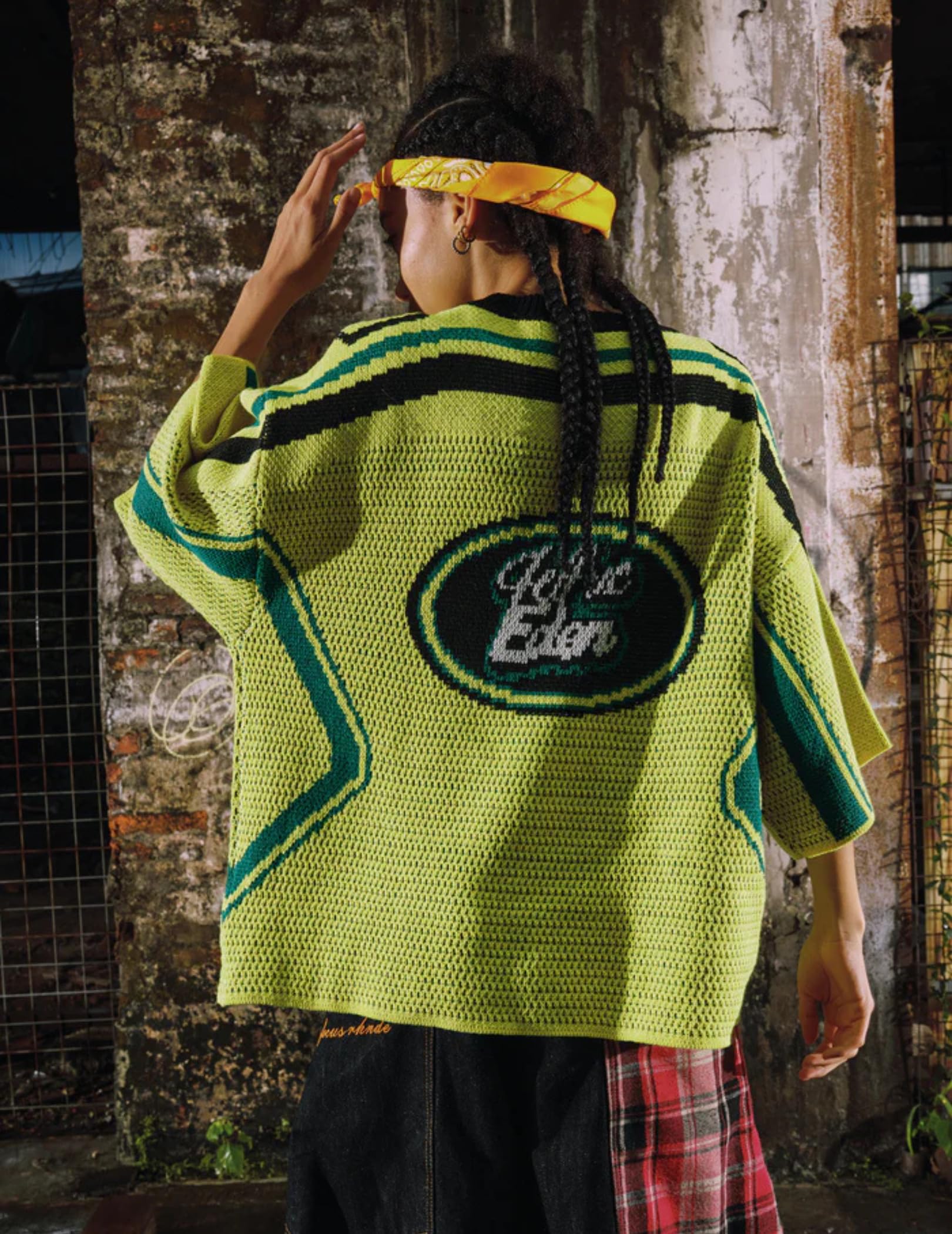 Aelfric Eden Oversized Sweaters Number Graphic Football Jersey Unisex Baggy Three-Quarter Sleeve Streetwear Trendy Tops - Image 3