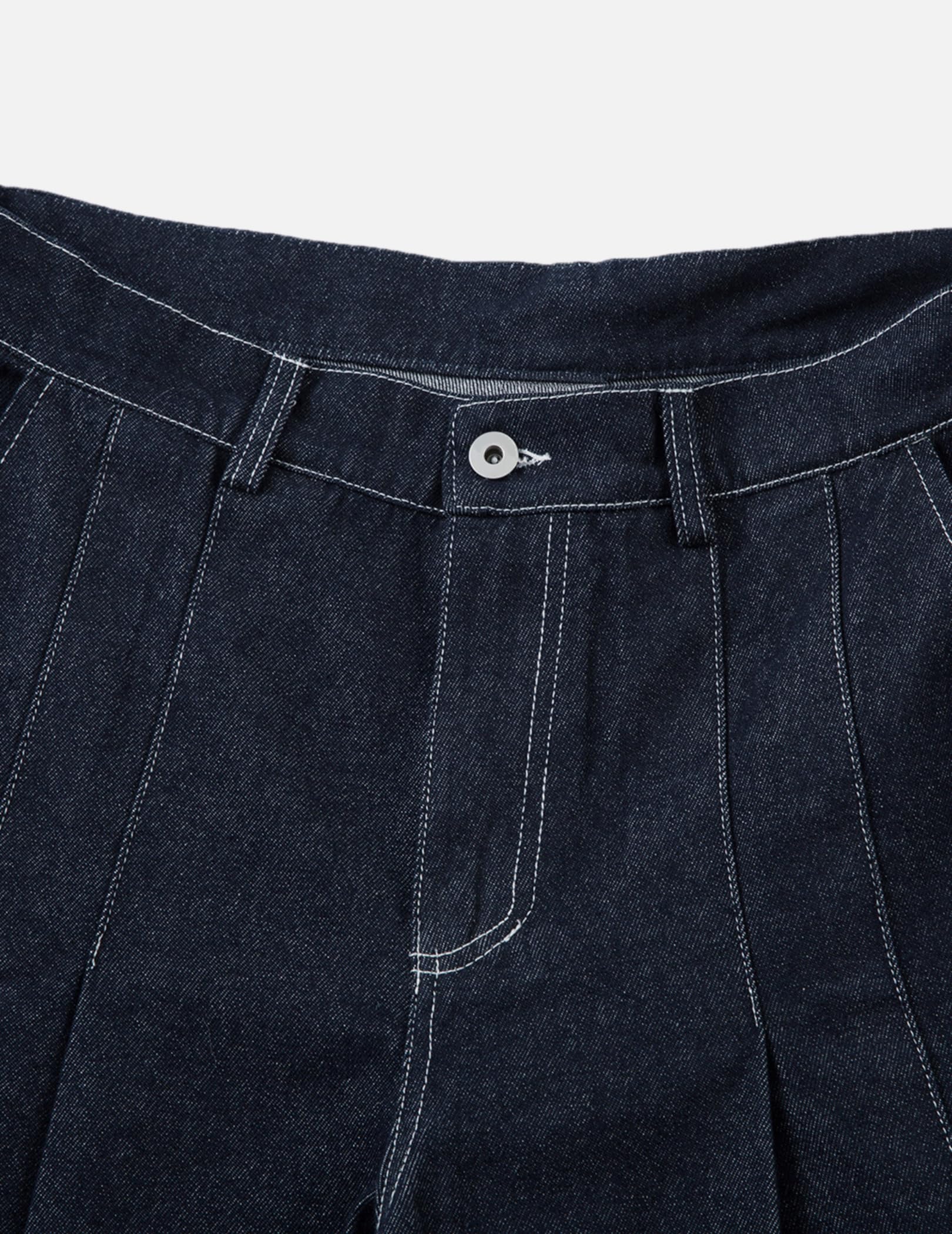 Aelfric Eden Pleated Barrel Jeans Baggy Wide Leg Pants Casual Y2k Streetwear Unisex Vintage Trouser - Image 4