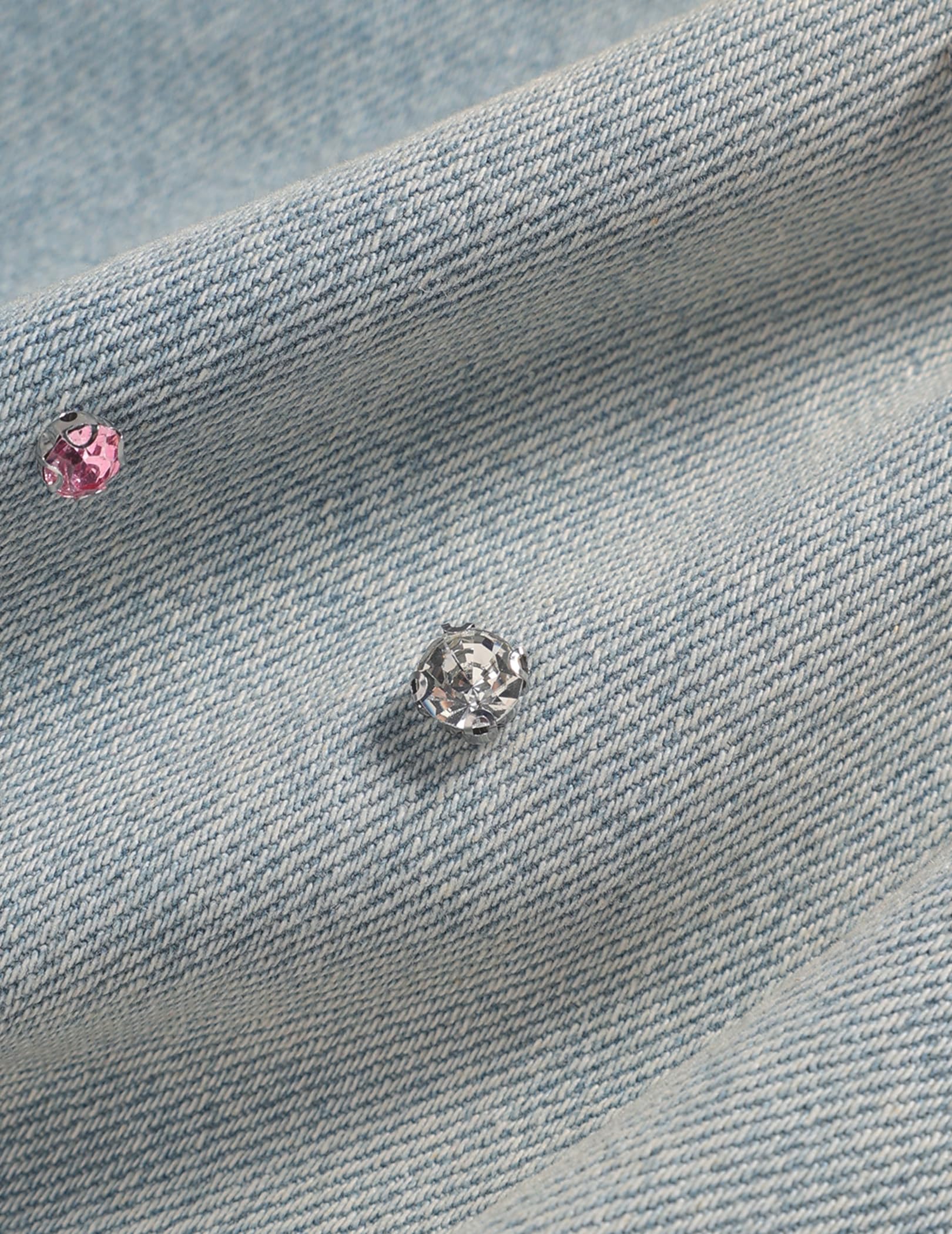 Aelfric Eden Rhinestone Wide Leg Jeans High Waisted Loose Streetwear Straight Baggy Denim Pants Vintage Y2K Trousers - Image 3