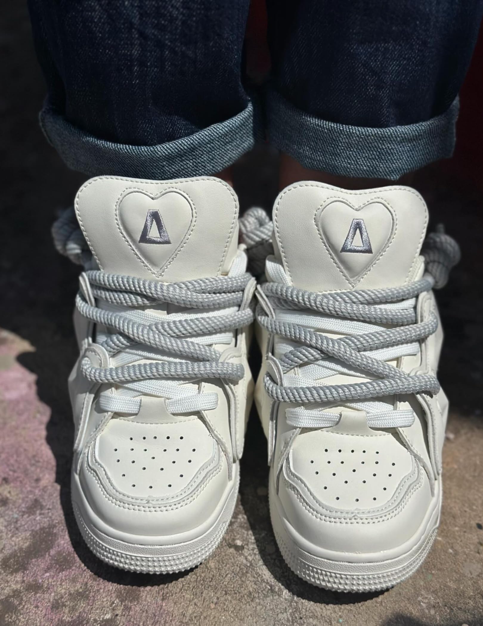 Aelfric Eden Sneakers Starry Climb Color Blocking Star Unisex Skate Shoes Lace-up Patchwork Sneaker Casual 2025 Trend Shoes - Image 5