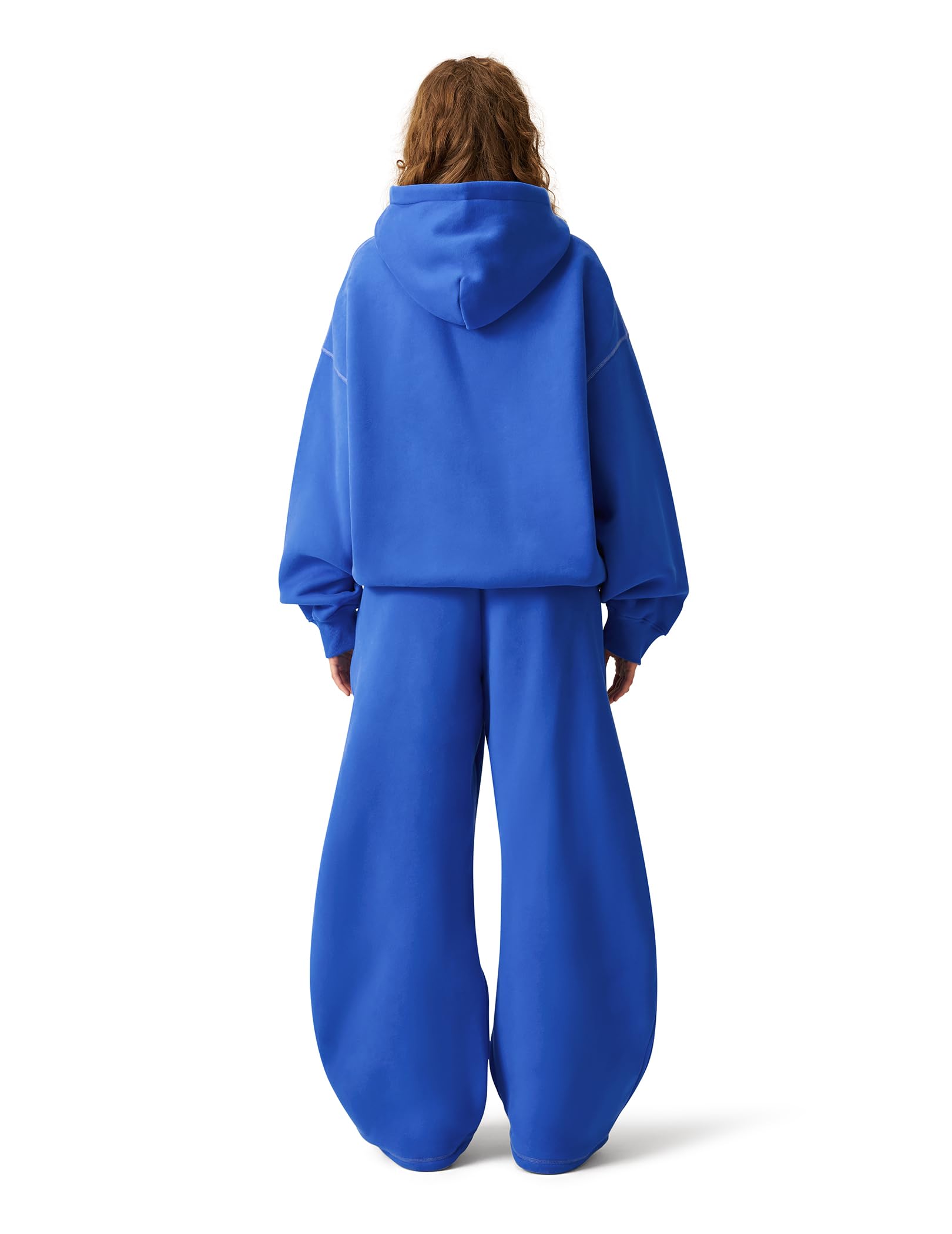 Aelfric Eden Sweatsuits Women 2 Piece Outfit Fall Fleece Tracksuit Matching Oversized Hoodies Baggy Sweatpants Set - Image 3