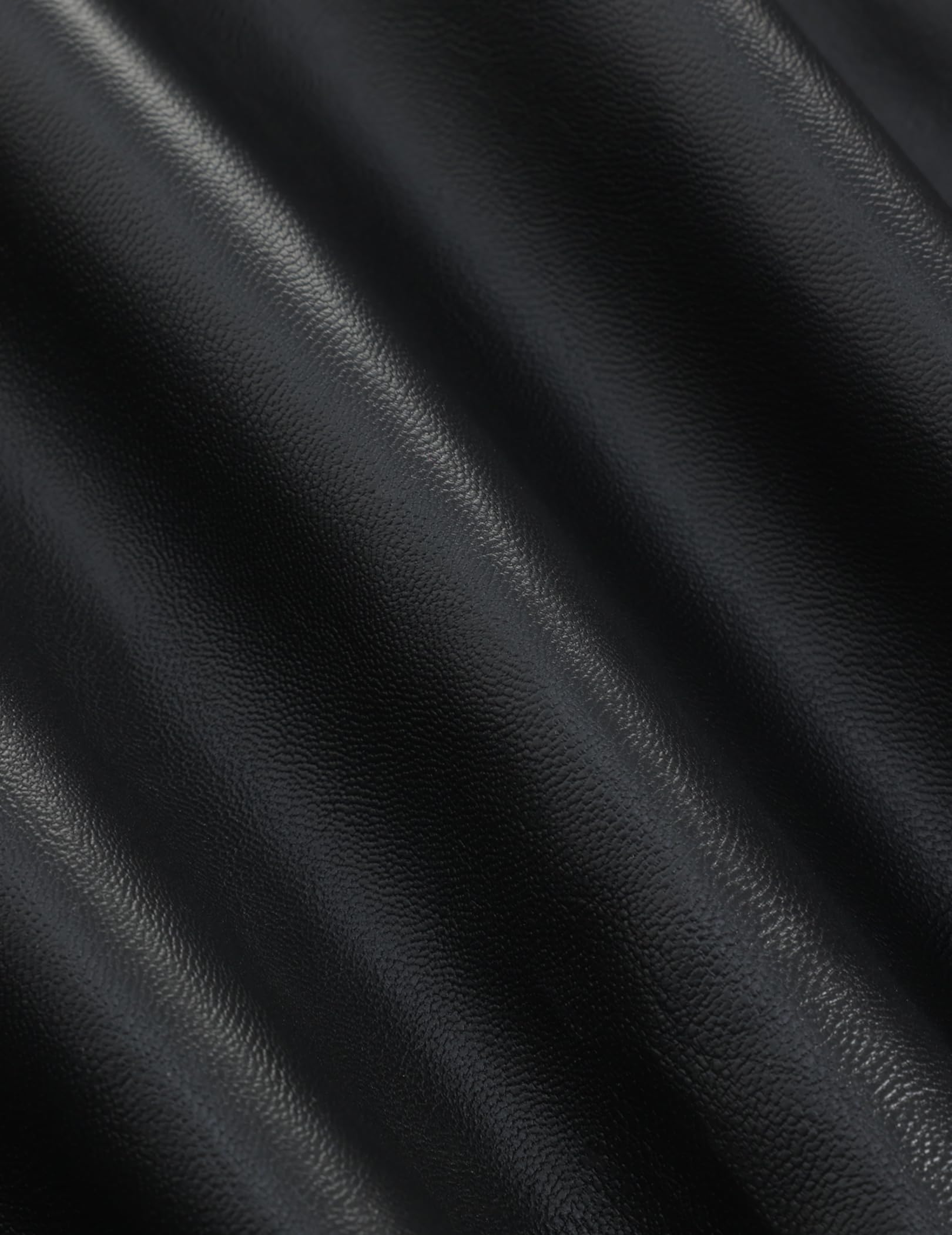 Aelfric Eden Womens Cropped Leather Jacket Y2k Faux Motorcycle Bomber Moto Biker Streetwear Jackets Coats - Image 6