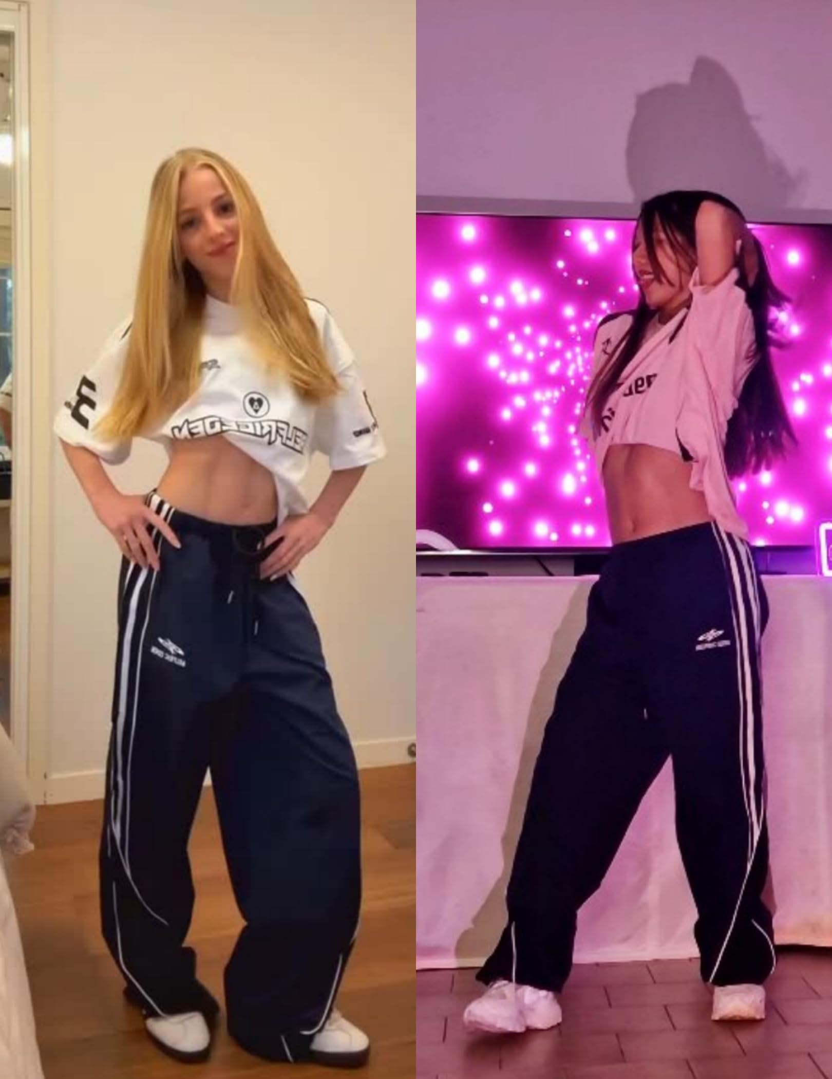 Aelfric Eden Womens Embroidery Patchwork Striped Track Pants Unisex Baggy Sweatpants Wide Leg Drawstring Y2K Pants - Image 4